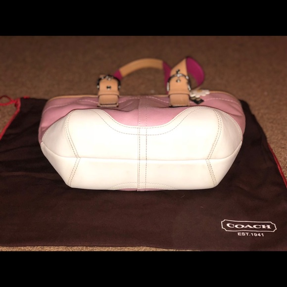 Authentic Pink Coach Purse (Never used!) - Picture 6 of 6